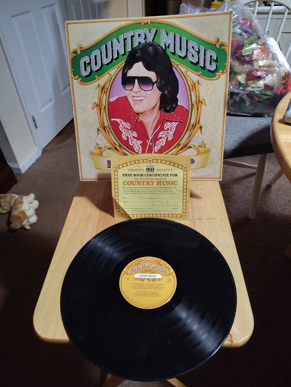 Ronnie Milsap LP with Original Book Offer-COUNTRY MUSIC-RONNIE MILSAP